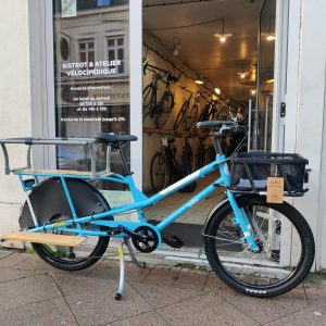 Vélo neuf Yuba Kombi “Long-tail” familial bleu