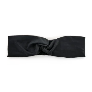 BANDEAU TURBAN TWISTÉ NOIR