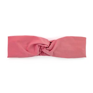 BANDEAU TURBAN TWISTÉ ROSE
