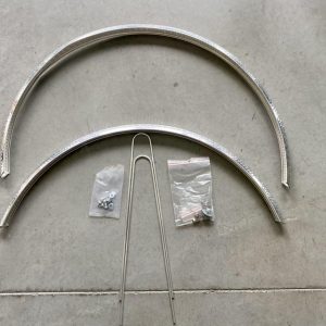 Gardes  boue  Martelés vélo orange