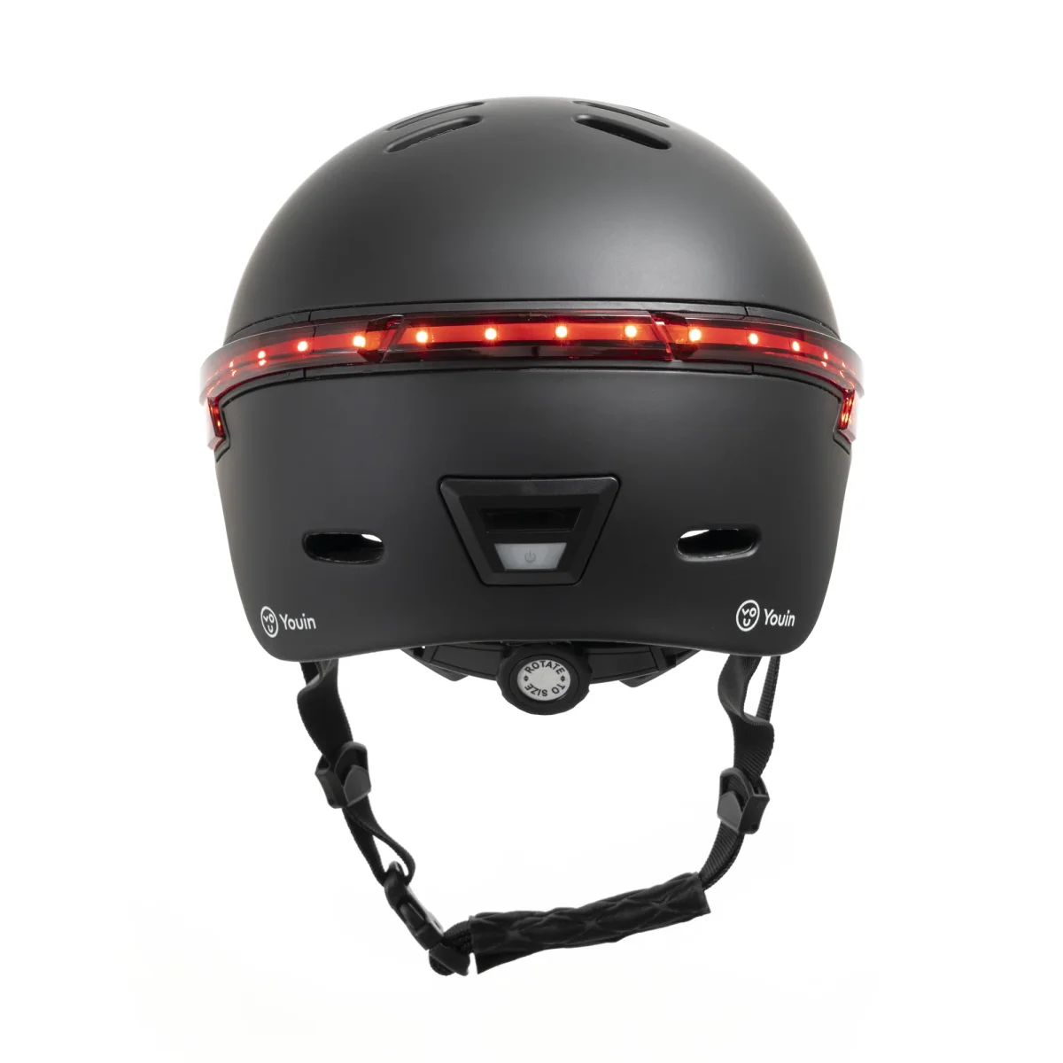 Casco smart Youin con LED intermitentes y mando – Image 3
