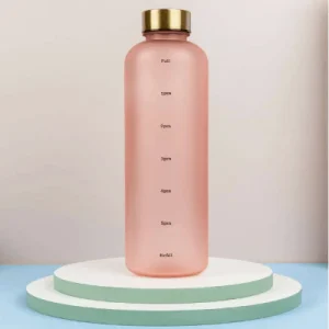 Gourde de sport - BottleTimeMarker™ - Rose