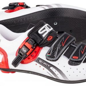 Chaussures SIDI Genius 5 Fit CA – blanc-rouge-noir