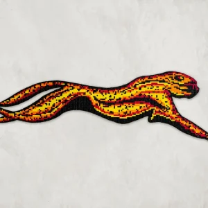 OEUVRE MOSAÏQUE STUDIO MOTION PIXEL CHEETAH