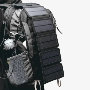 Chargeur solaire portable léger pour activités extérieures