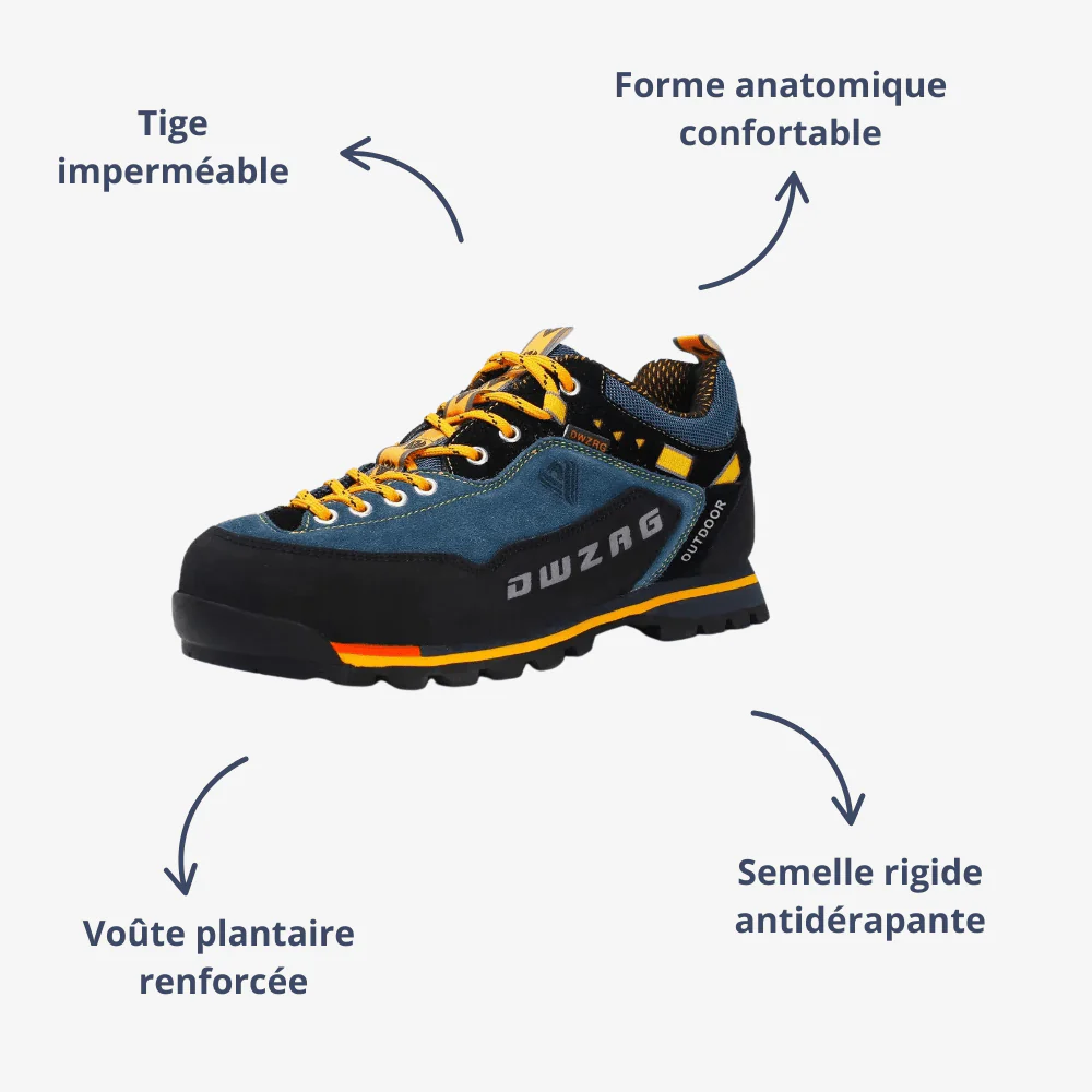 Chaussures de marche basses imperméables et robustes pour homme – Image 7