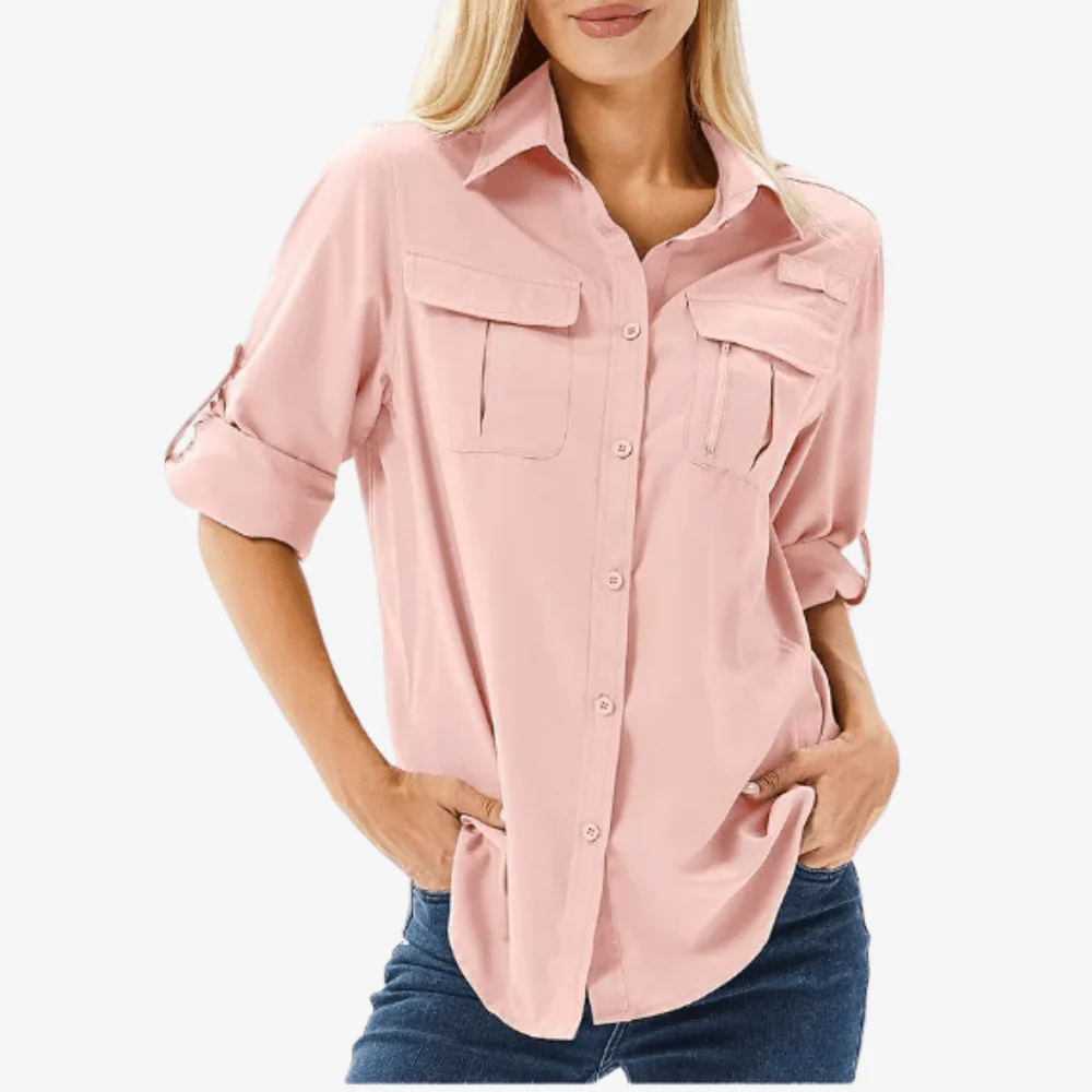 Chemise de randonnée respirante à manches longues pour femme | Montelac – Image 8