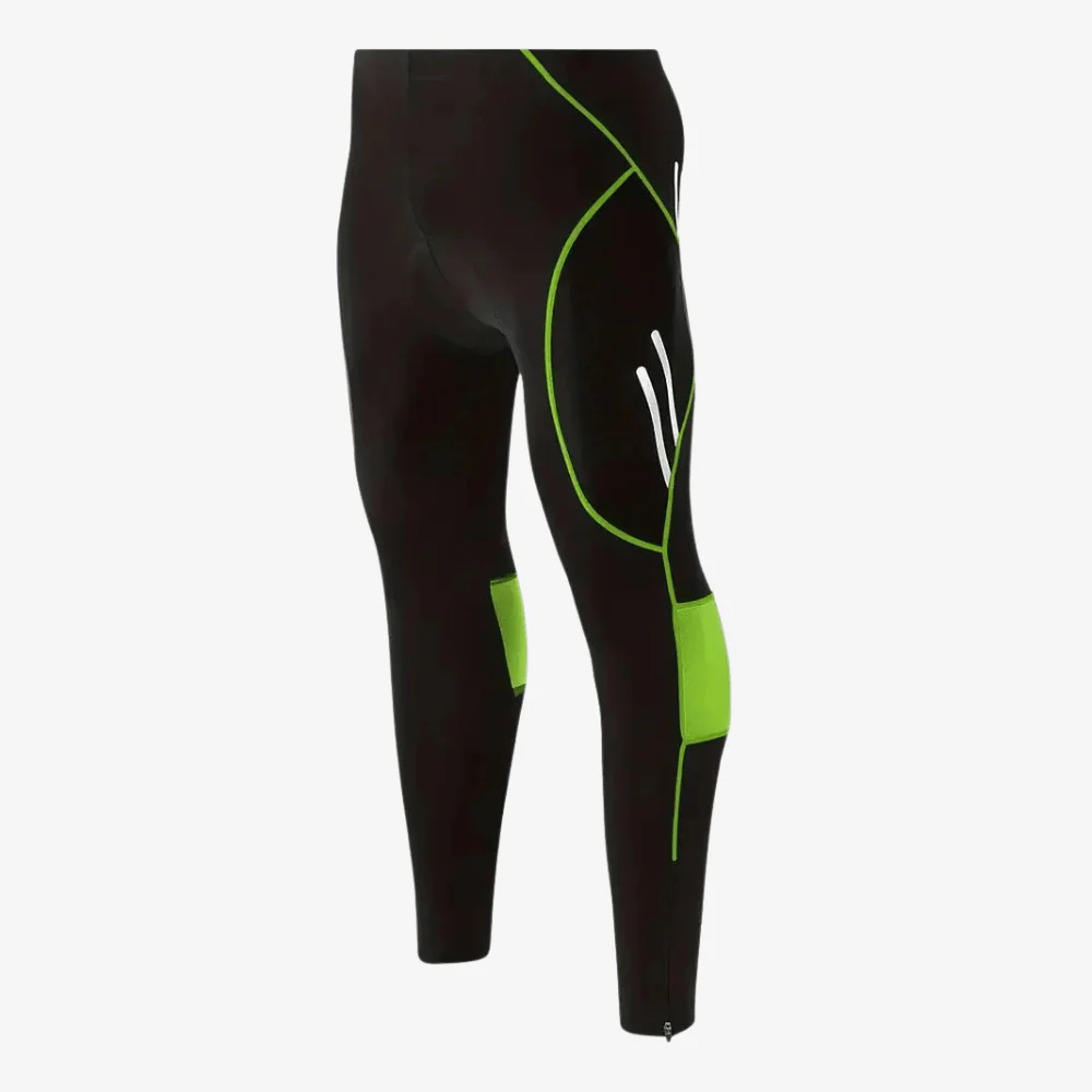 Collant de cyclisme long respirant avec renfort en gel – Image 6