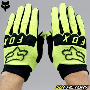 Glove Dirtpaw Jaune Fox