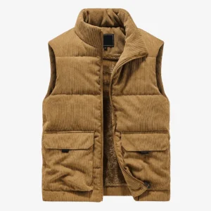 Gilet matelassé chaud en polyester pour homme | Montelac