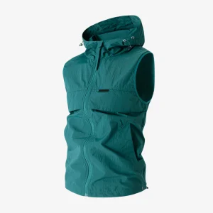 Gilet sans manches léger à capuche et poches | Montelac