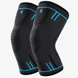 Manchon de genou élastique de compression respirant | Montelac