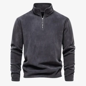Pull polaire demi-zip léger pour homme | Montelac
