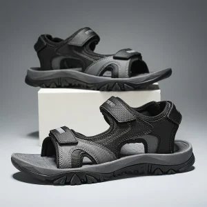 Sandales antidérapantes respirantes à scratch pour homme | Montelac