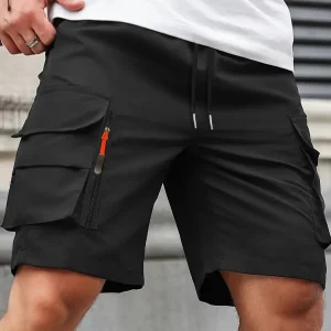 Short cargo léger à poches zippées pour homme | Montelac