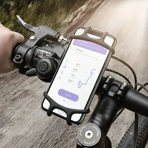Support de téléphone vélo flexible rotatif en silicone