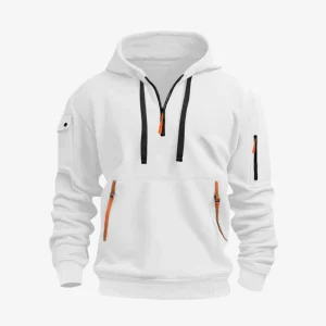 Sweat à capuche léger demi-zip respirant | Montelac